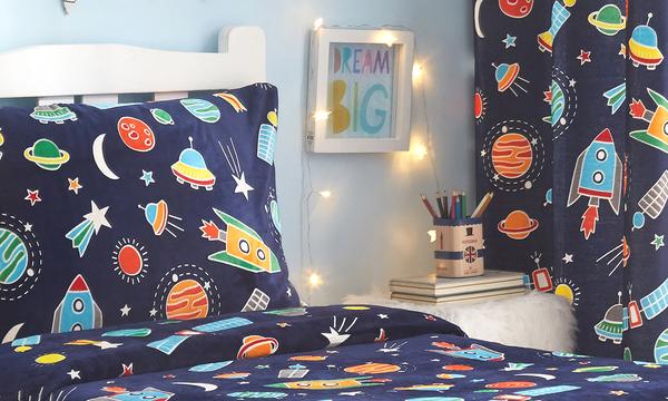 Ramesses Kids Glow-In-The-Dark Bedroom Set - Available in Four Designs