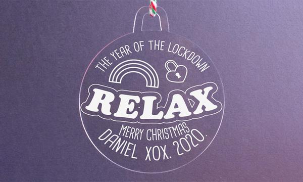 Personalised 2020-Themed Acrylic Christmas Ornaments 