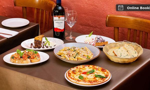 Authentic Italian Lunch or Dinner with Wine in the Rocks