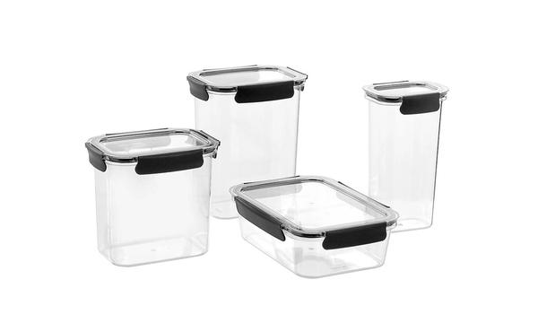 Lemon and Lime Four-Piece Crystal Fresh Container Set