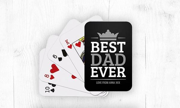 Personalised Playing Cards - Perfect Father's Day Gift Idea!