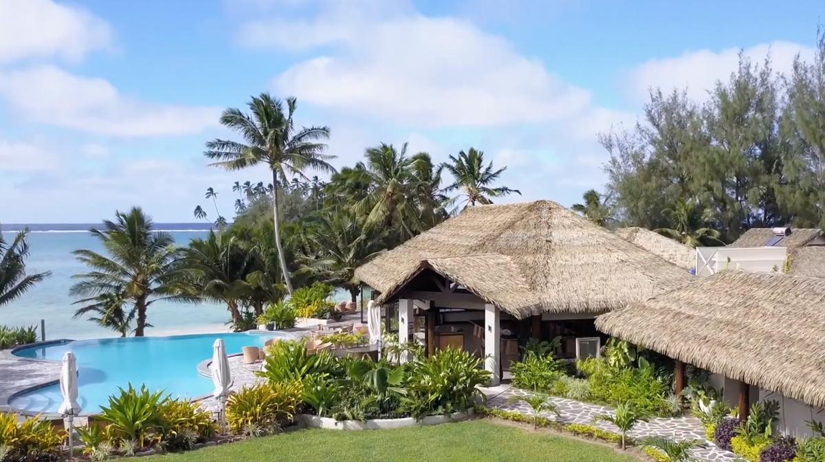 : Cook Islands Private Pool Villa Haven Overlooking Rarotonga's Muri Lagoon