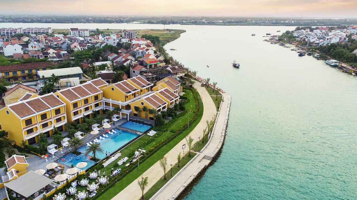 Five-Star Hoi An Opulence on Hoai River with Restaurant, Bar & Pool with Ancient Town Views