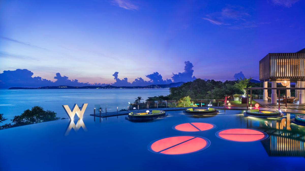 Colourful W Koh Samui Private Pool Villas with Daily Breakfast, Nightly Dinners, Daily Drinks & More (select packages)