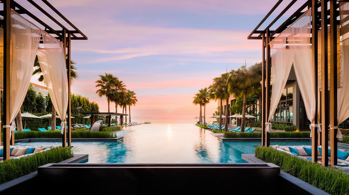 Five-Star Thailand Beachfront Opulence with Outdoor Infinity Pool, Daily Breakfast & Club Lounge Access