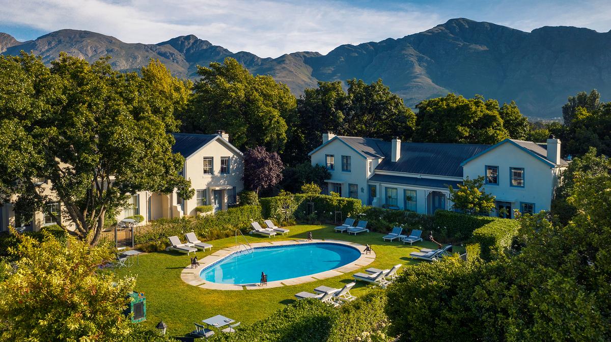 South Africa France-Inspired Wine Retreat in Franschhoek Village with World-Class Restaurant & Wine Boutique
