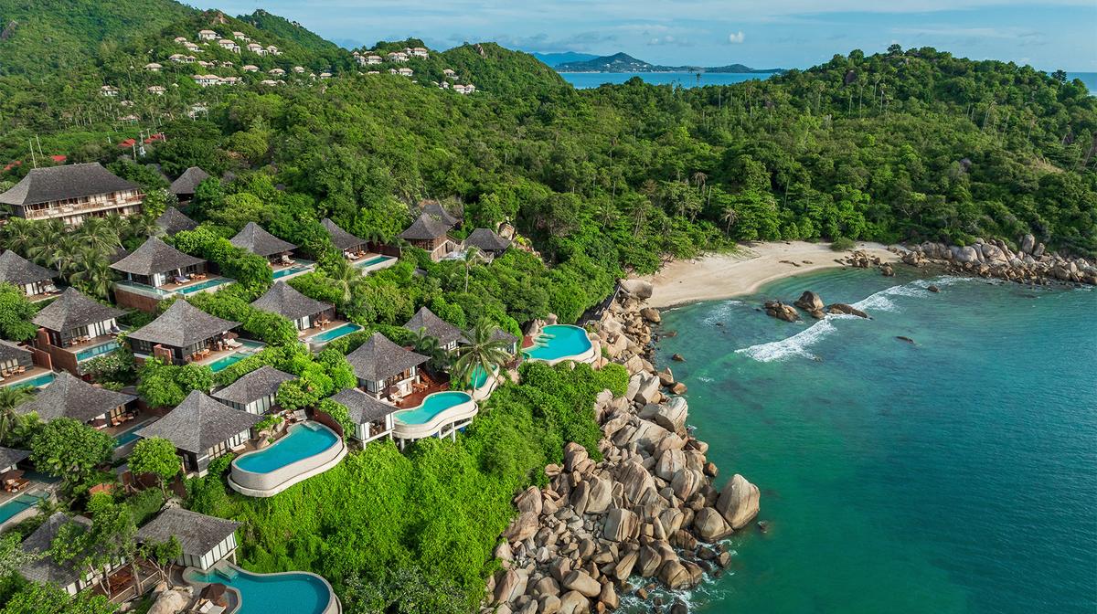Koh Samui Cliffside Pool Villa Luxury with Massages, Daily Breakfast, Dinner & Free-Flow Cocktail Hour