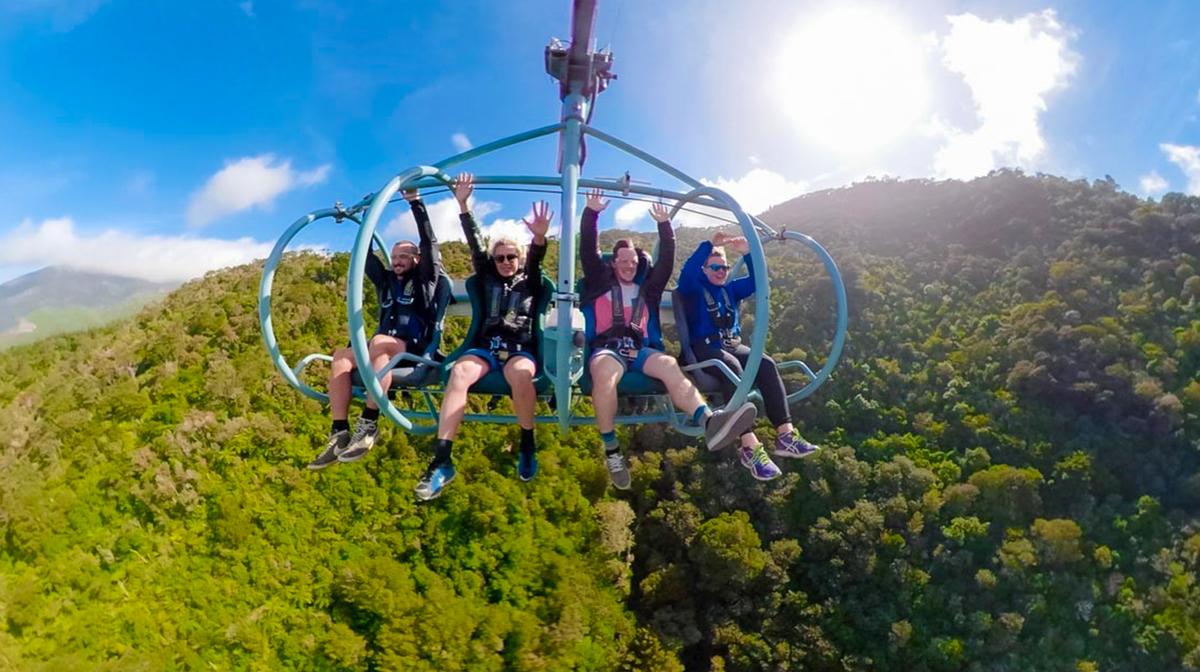 Nelson: Ride One of the World's Longest Flying Foxes at The Skywire Experience 