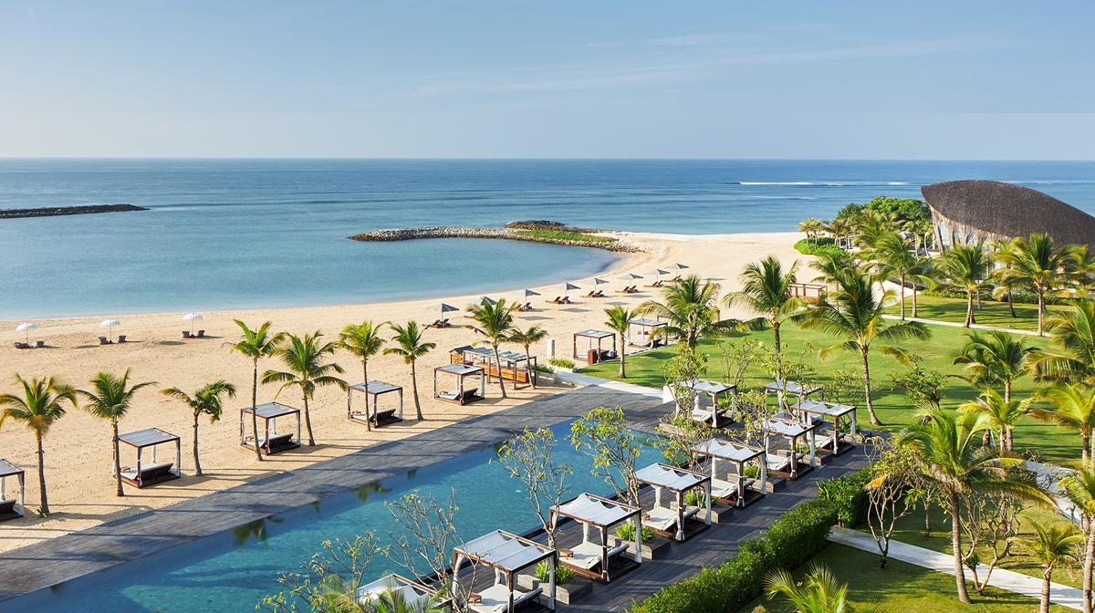 It's Back: Bali Bestselling Kempinski Beachfront Opulence with Daily Breakfast, Nightly Dinner & Massages
