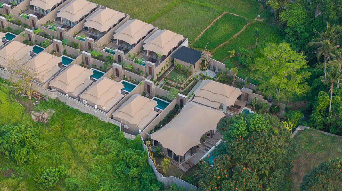 Grand Opening: Ubud Pool Villa Glamping with Daily Breakfast, Nightly Dinner & Nightly Cocktail