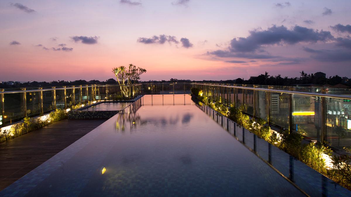 Stylish Seminyak Stay with Rooftop Pool, Daily Breakfast, Nightly Beers & Beach Club Entry