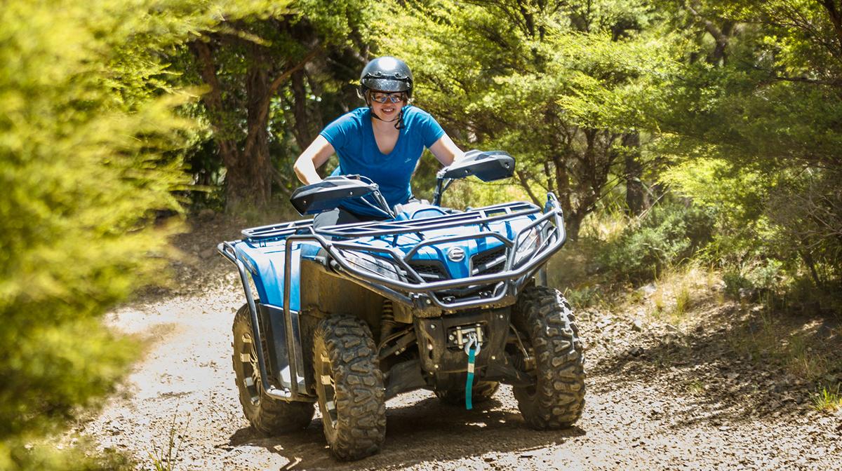 Nelson: Unleash Your Adventurous Side with a 1.5-Hour Farm Forest Ride Quad Bike Tour 