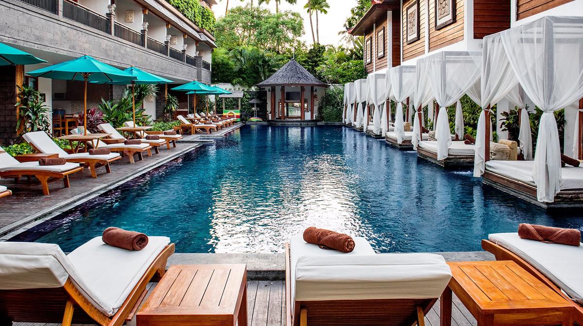 Tranquil Legian Retreat near Double Six Beach with Daily Breakfast, Daily Cocktails & Dining Experiences