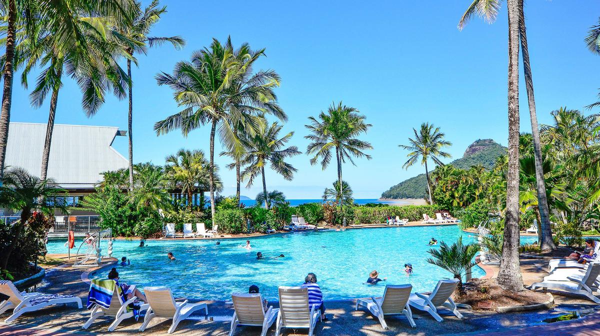 Spacious Hamilton Island Three-Bedroom Ocean-View Villas with Golf Buggy Hire & Airport Transfers