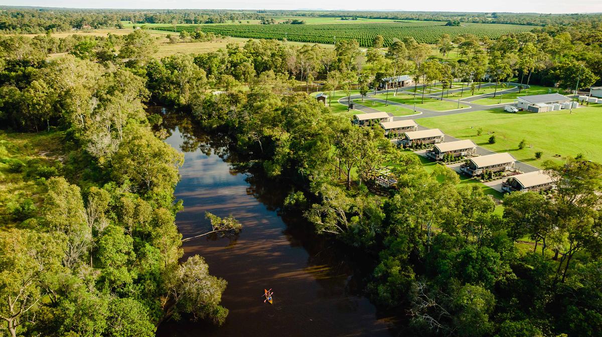 Family-Friendly Bundaberg Glamping with Breakfast Hamper & Farm Tour