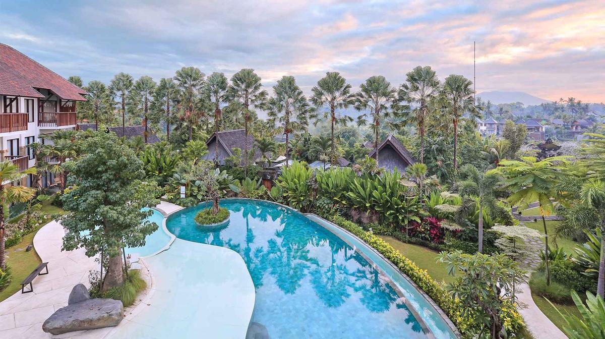 Sophisticated Family-Friendly Ubud Retreat with Daily Breakfast, Daily Lunch or Nightly Dinner & Unlimited Bali Zoo Access