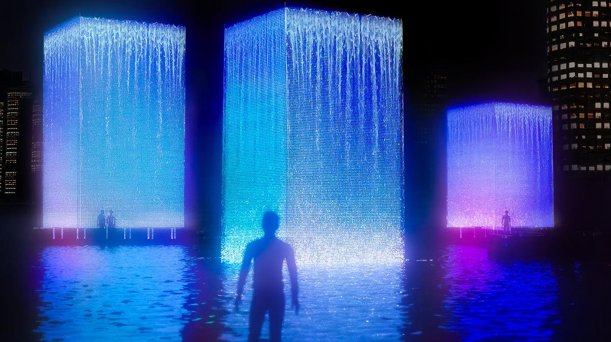 2.5-Hour Vivid Sydney Walking Tour & Harbour Cruise with Free-Flow Drinks