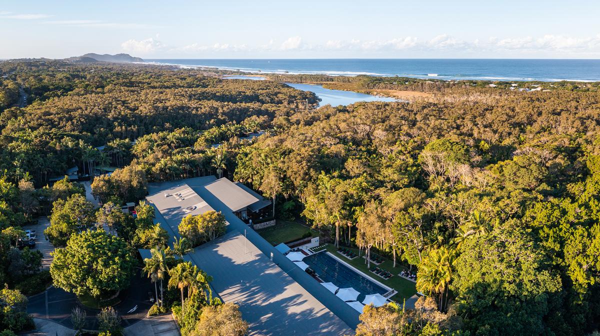 Byron Bay Eco-Luxury Retreat Amidst Tranquil Rainforest with Indulgent Spa & Forest-Themed Restaurant