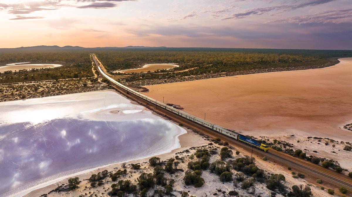 Indian Pacific Rail Journey with Vivid Dinner Cruise, Off-Train Experiences & All-Inclusive On-Train Dining