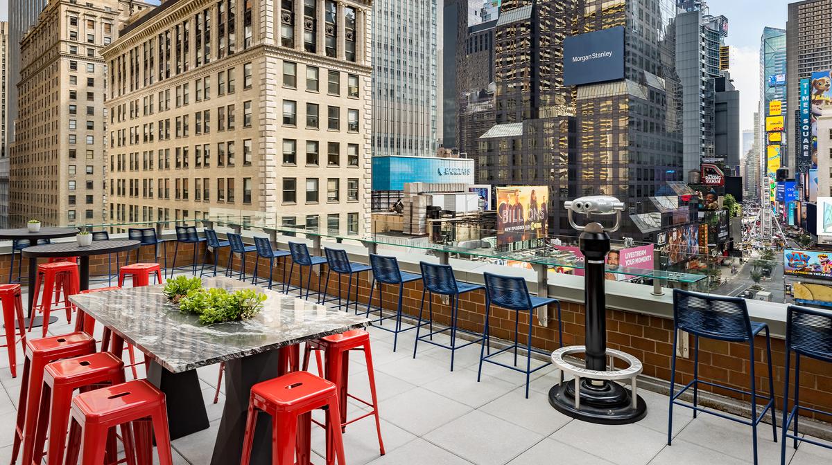 Contemporary New York Escape near Broadway with Nightly Cocktails & Late Checkout