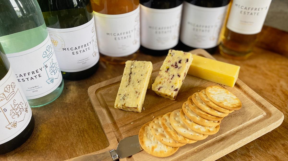 Hunter Valley: Indulge in a Wine & Cheese Tasting or Wine Blending Masterclass at McCaffrey's Estate