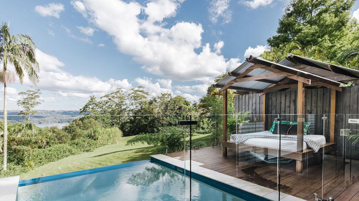 Adults-Only Sunshine Coast Hinterland Escape Surrounded by Lush Rainforest with Daily Breakfast Hamper