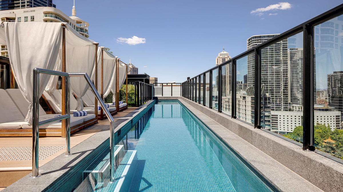 Ultra-Sleek Sydney Darling Harbour Escape with Rooftop Pool