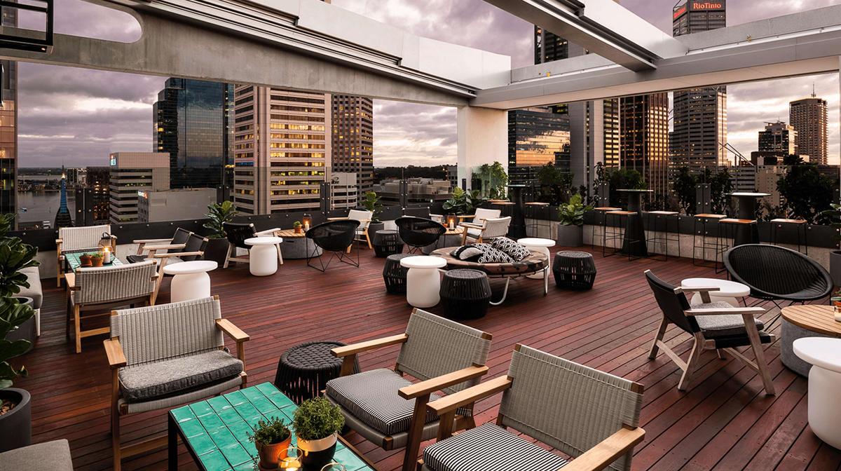 Designer QT Perth Escape with Ultra-Cool Rooftop Bar