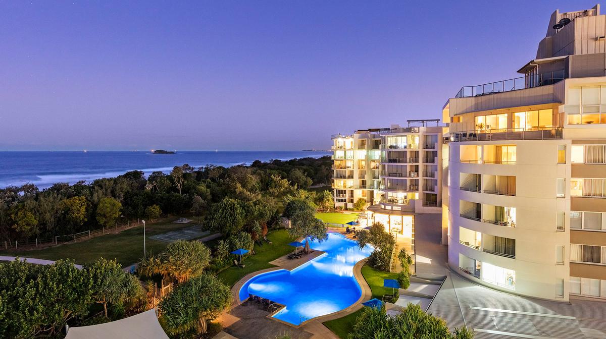 Sunshine Coast Beachfront Stay near Noosa with Lagoon-Style Pool & Direct Beach Access 