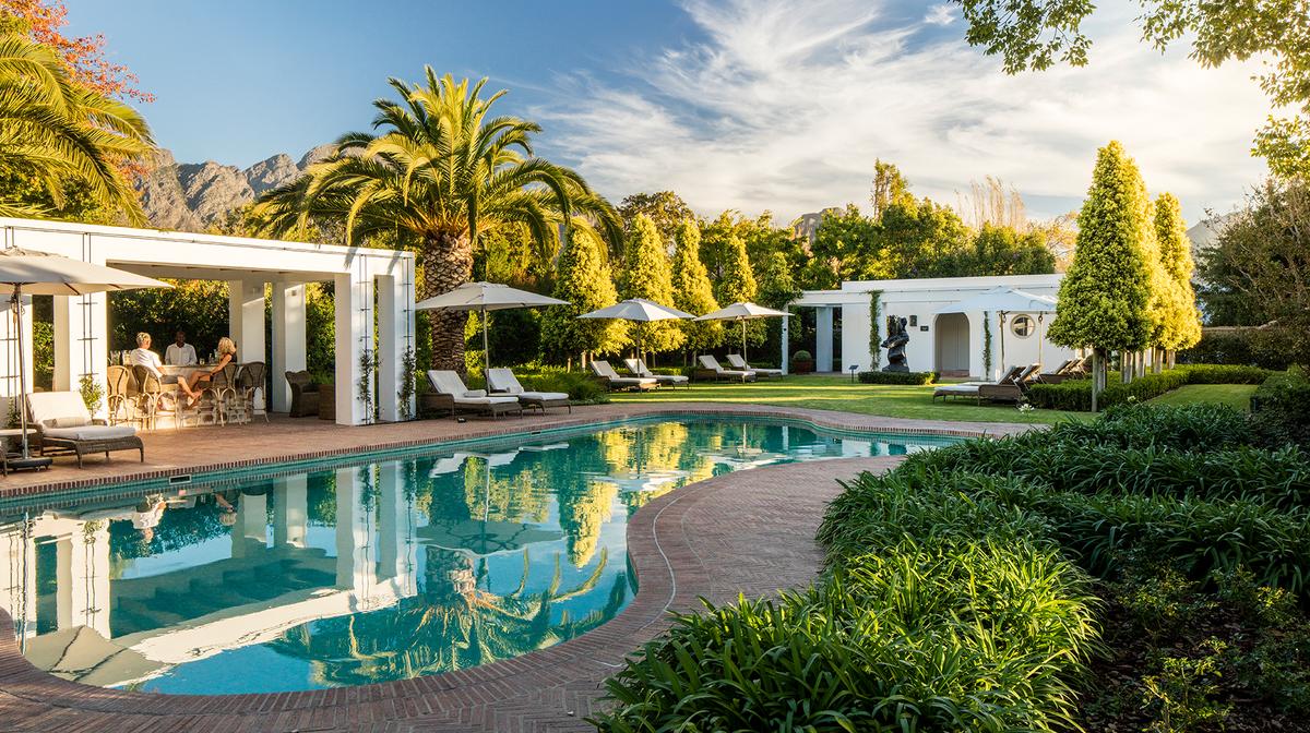 South Africa Elegant Adults-Only Franschhoek Retreat with Conservatory Restaurant