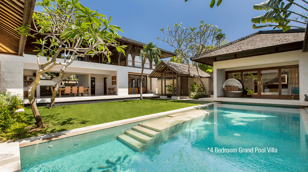 Luxury Seminyak Private Pool Villas with Daily Breakfast, Daily Lunch or Dinner & Nightly Cocktails