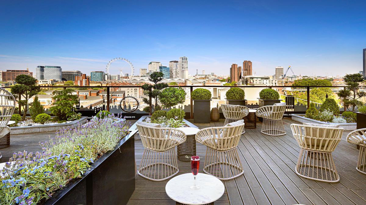 Contemporary Central London Escape with City-View Sky Terrace & Daily Breakfast