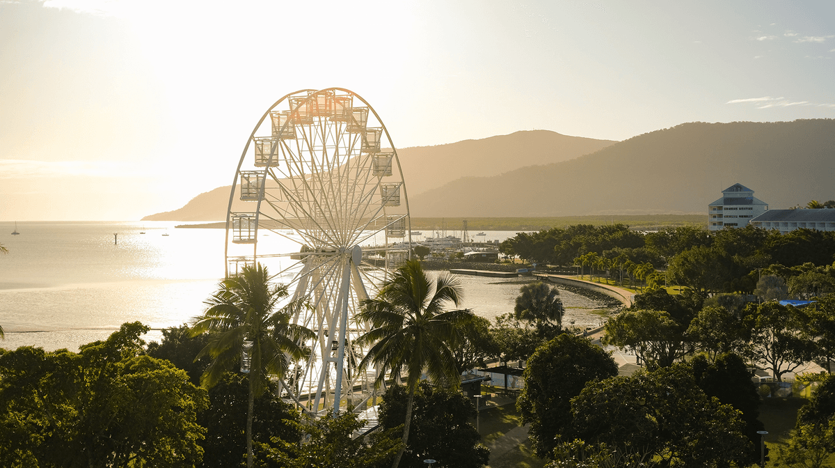  Tropical Cairns Escape with Rooftop Pool & Great Barrier Reef Cruise Upgrades