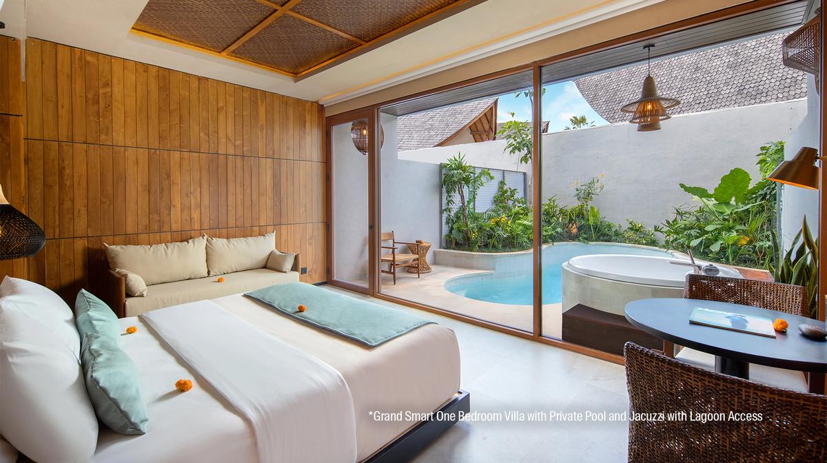 Grand Re-Opening: Romantic Seminyak Suites & Villas with Daily Breakfast, Nightly Dinner & Free-Flow Cocktail Hour