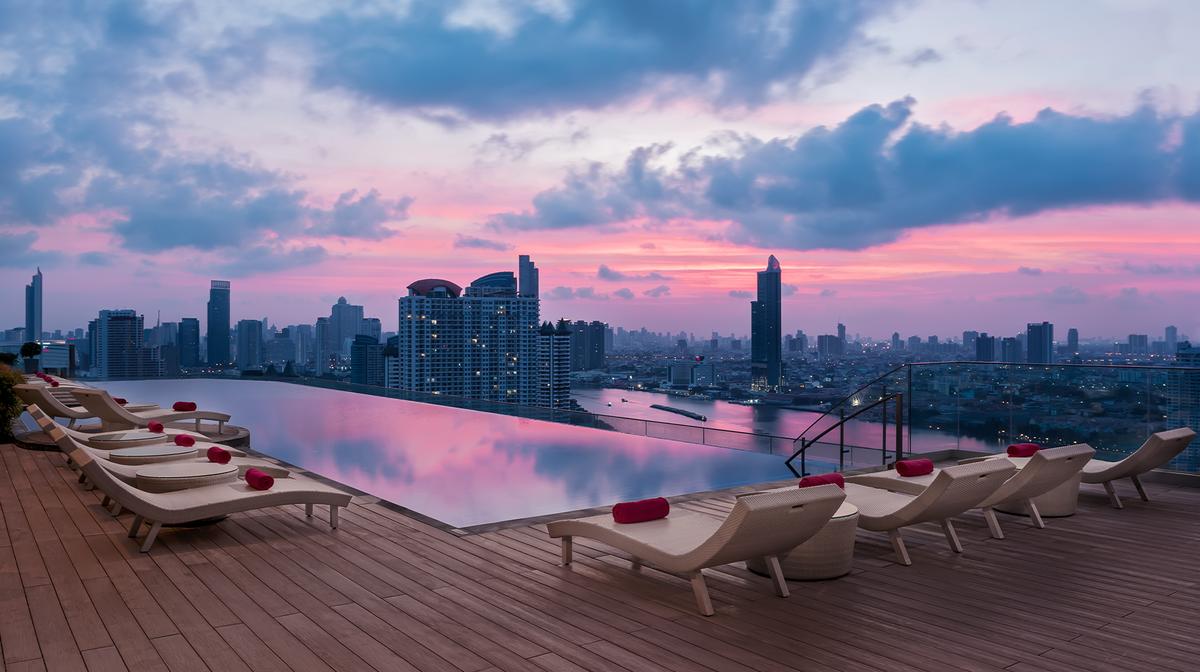 Stylish Bangkok City Escape on the Chao Phraya with Rooftop Infinity Pool