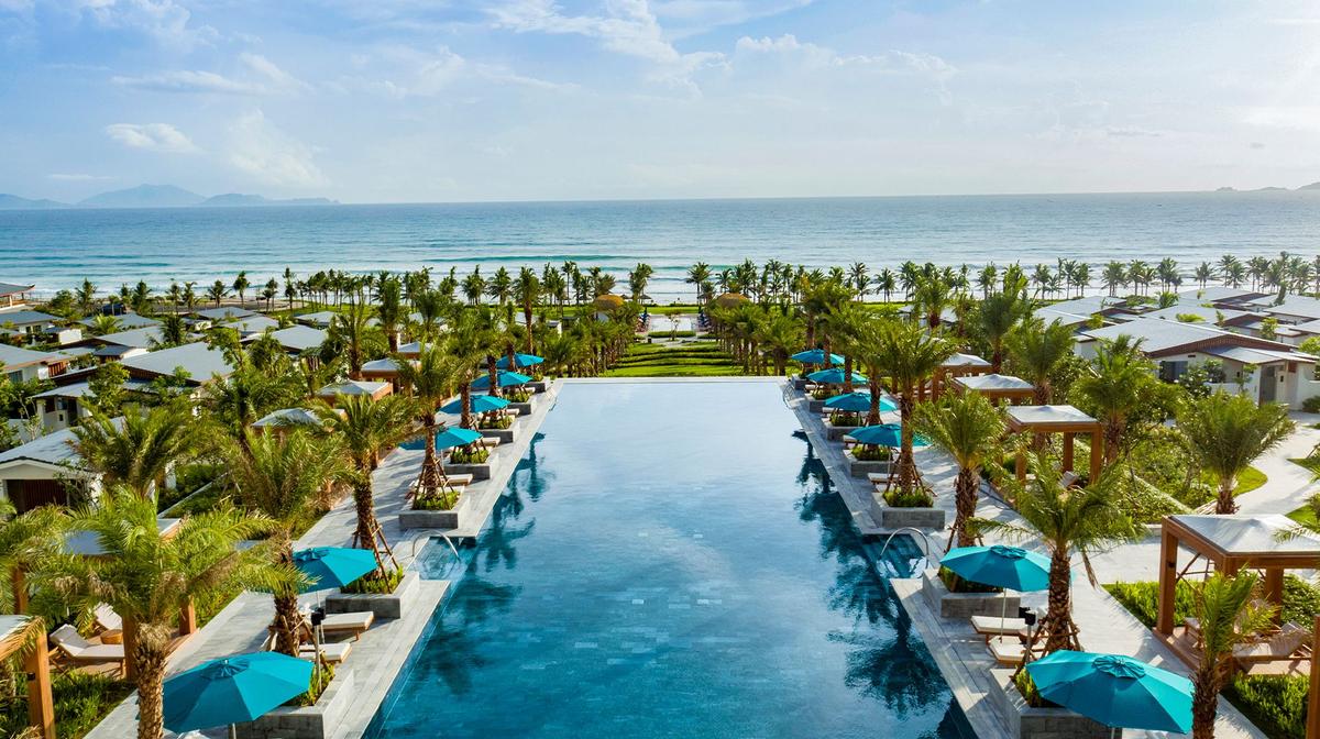 Renowned Vietnam Beachfront Escape with Daily Dining, Lounge Access & Return Airport Transfers