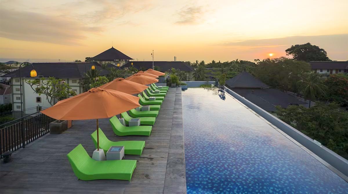 Vibrant Legian Stay with Rooftop Pool, Daily Breakfast & Daily Lunch or Dinner