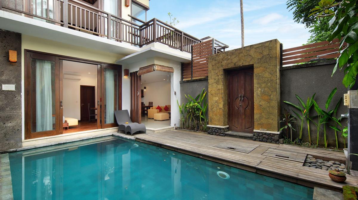 Boutique Bali Private Pool Villas with Daily Breakfast & Two Lunches or Dinners