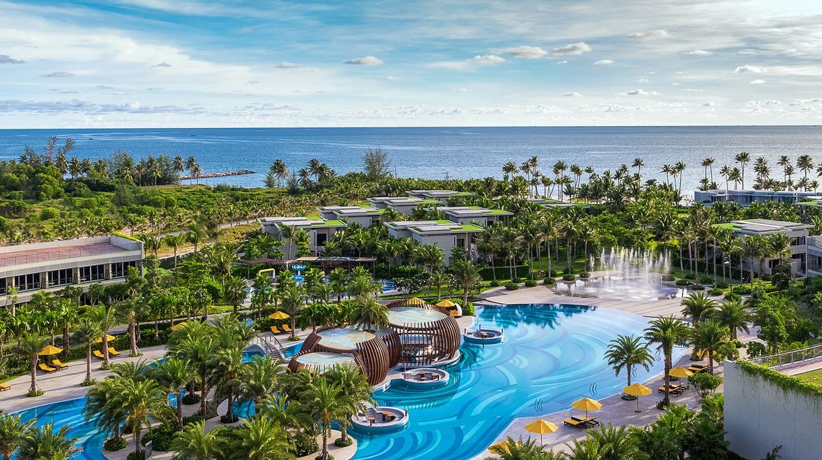 Five-Star Pullman Phu Quoc Beachfront Luxury with 30-Minute Massage, Roundtrip Transfers, Daily Dining & Two Daily Drinks