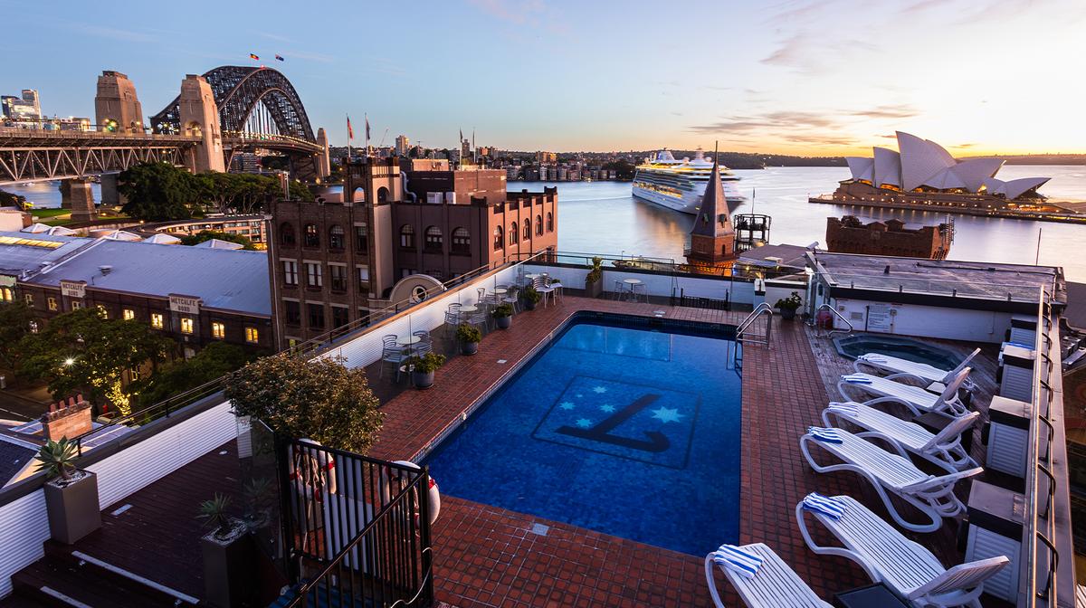 Sleek Stay in the Heart of The Rocks with Breathtaking Harbour Views from Rooftop Pool