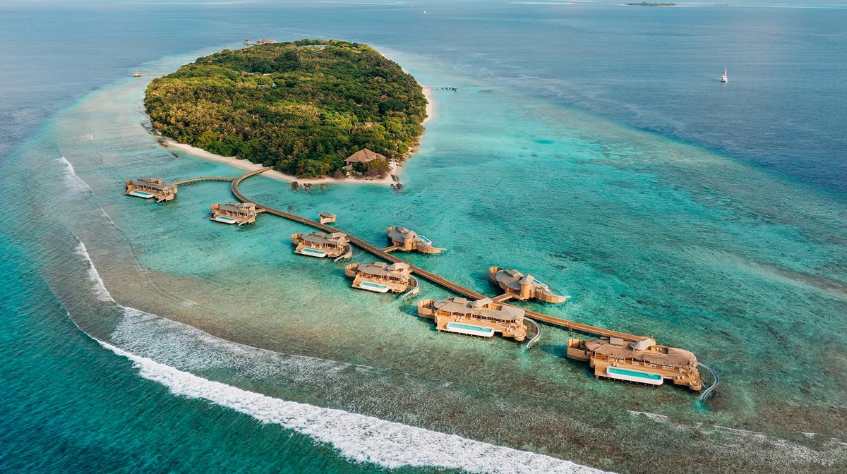 Maldives Private Island Barefoot Luxury with the World's First Zipline Fine-Dining Experience