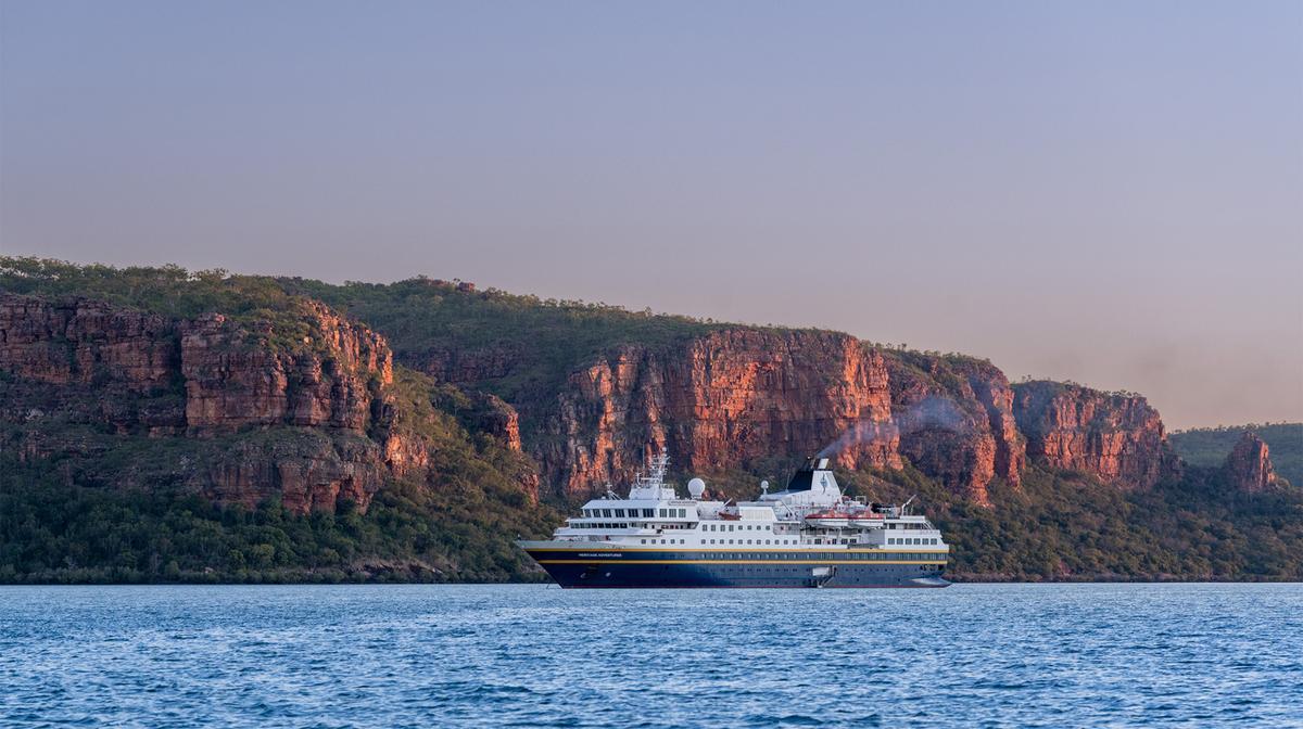 The Kimberley All-Inclusive Heritage Expeditions: Darwin to Broome with Pre- & Post-Cruise Stays & A$1,000 Flight Credit