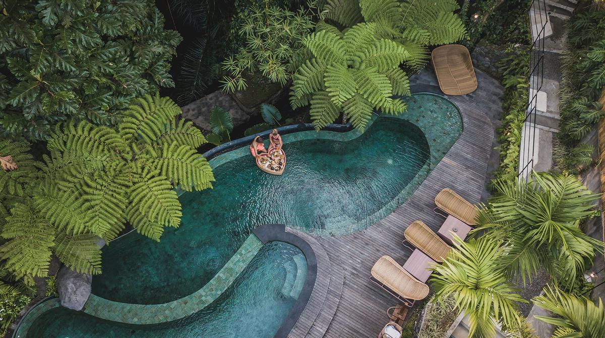 Tranquil Ubud Rainforest Retreat with Daily Breakfast, Daily Lunch or Dinner & Cocktails