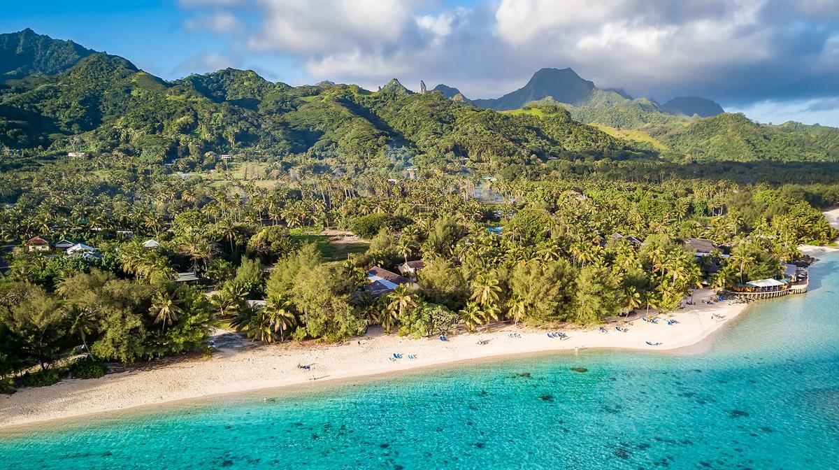 Secluded Cook Islands Family Escape on Secluded Aroa Beach