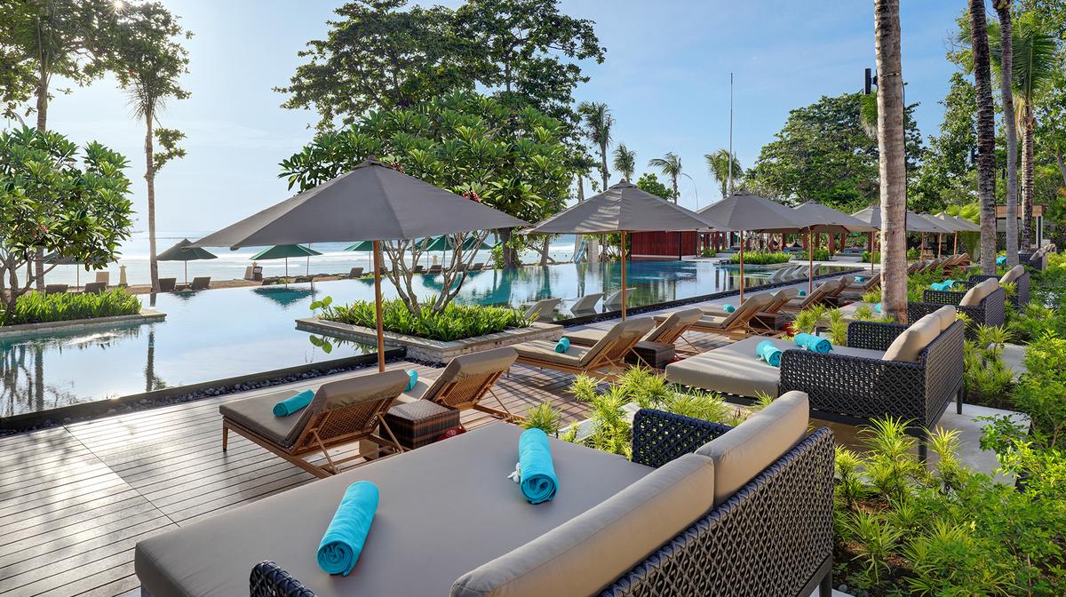 Grand Re-Opening: Five-Star Nusa Dua Exclusive Beach Wing Luxury with Daily Breakfast, Nightly Cocktails & Kids Eat Free