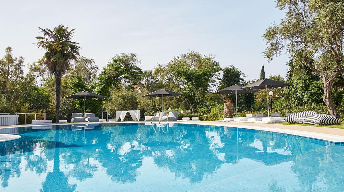 Boutique Adults-Only Greek Island Corfu Romance with Daily Breakfast & Free-Flow Drinks