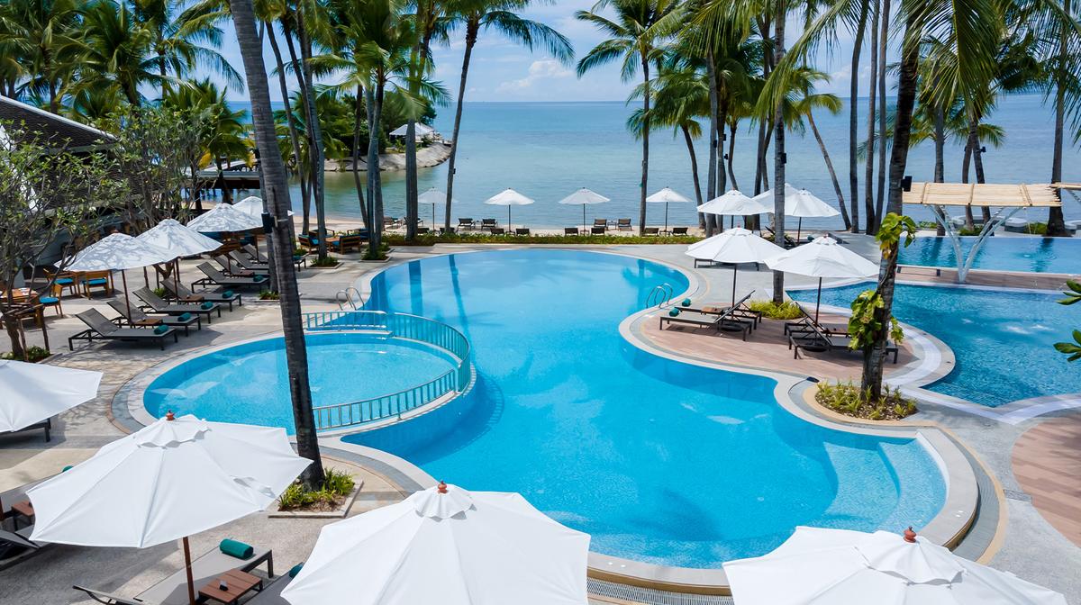 OUTRIGGER Koh Samui Beachfront Paradise with Daily Breakfast, Nightly Dinner & Two Hours of Nightly Free-Flow Drinks