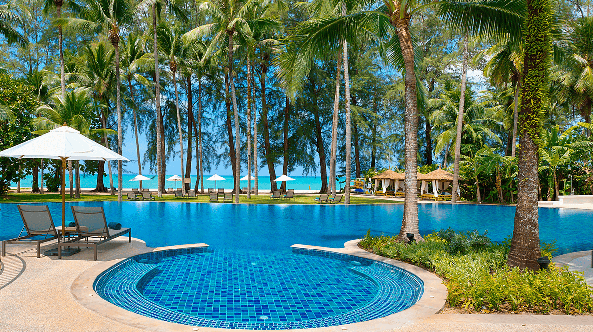 Khao Lak Outrigger Beachfront Oasis with Unlimited Free-Flow Drinks, Daily Breakfast & Daily Gourmet Lunch or Dinner