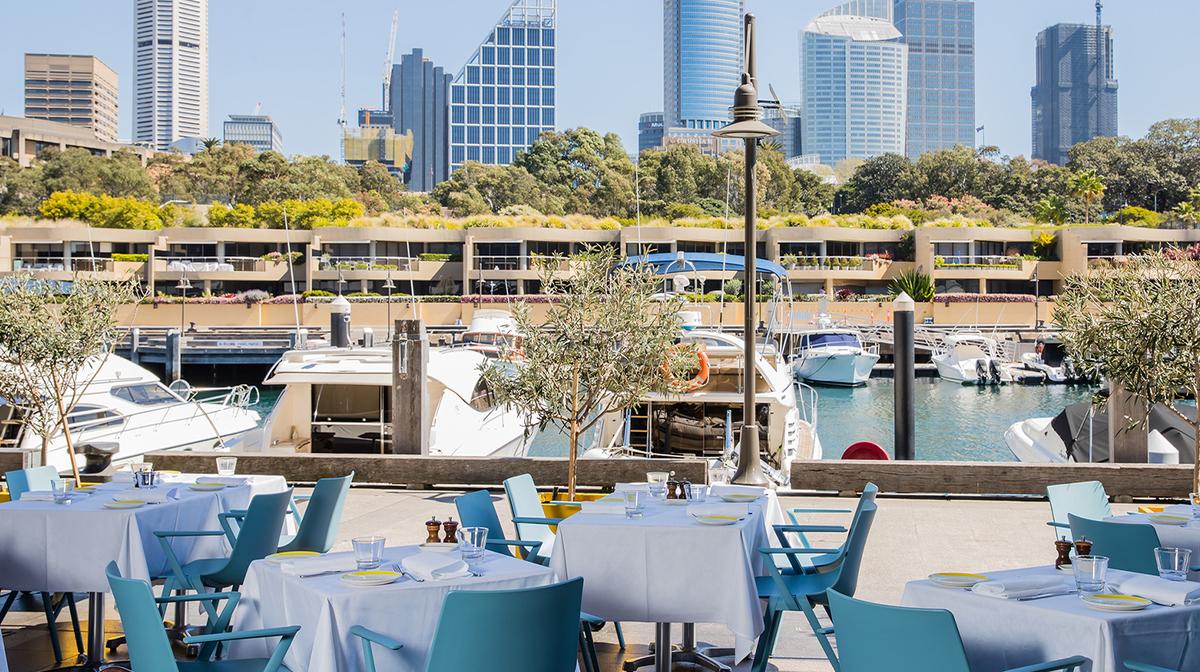 Sydney: Three-Course Italian Waterside Dining with Signature Martini at OTTO