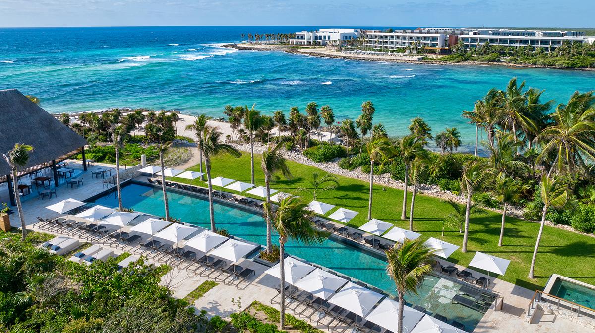 Tulum Conrad Beachfront Luxury with Daily Breakfast, US$100 Resort Credit & Nine Restaurants